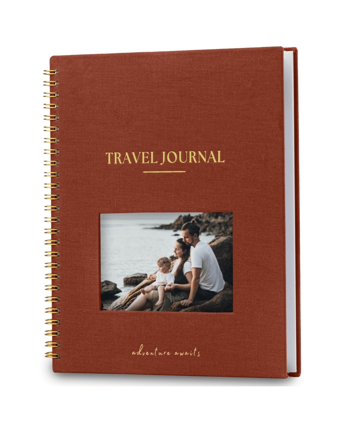 Danrong Personalized Ring Bound Travel Journal With Prompts For Memories