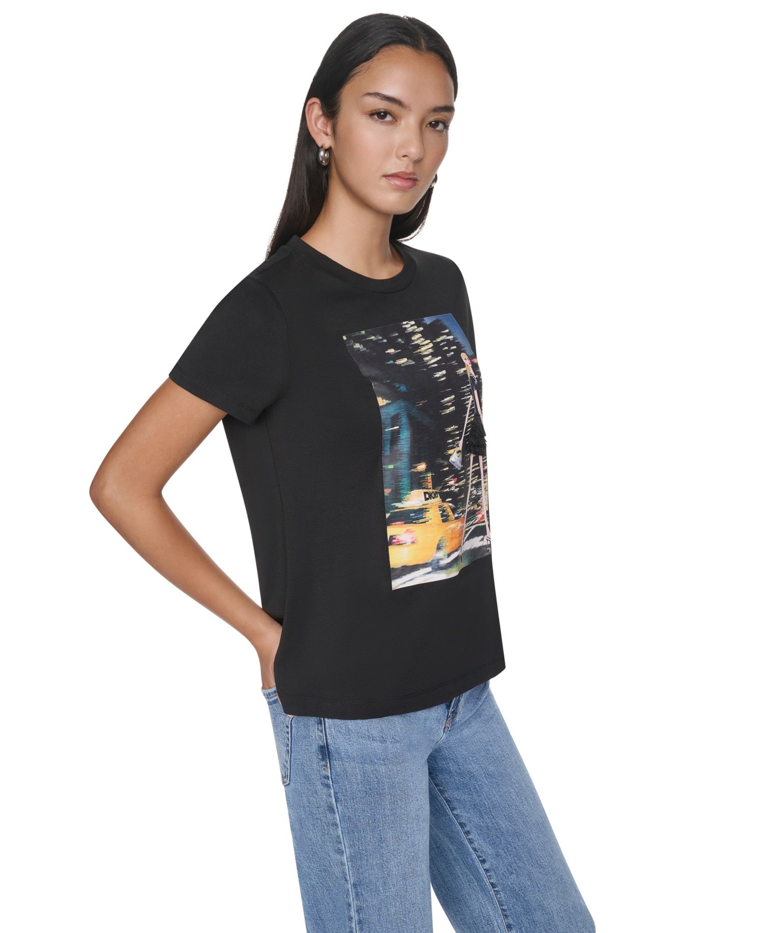 Women's NYC Nights Short-Sleeve Crewneck T-Shirt