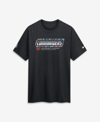 Men's Black Washington Commanders 2026 NFL Cruical Catch Sideline Dri-Fit T-Shirt