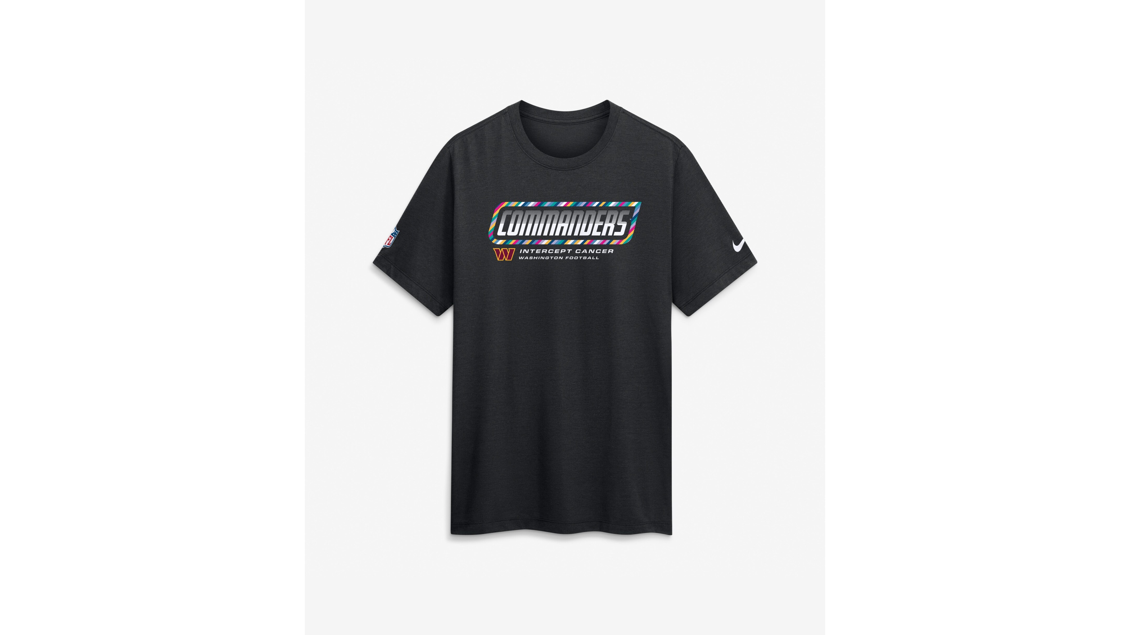 Nike Men's Black Washington Commanders 2026 Nfl Cruical Catch Sideline Dri-Fit T-Shirt