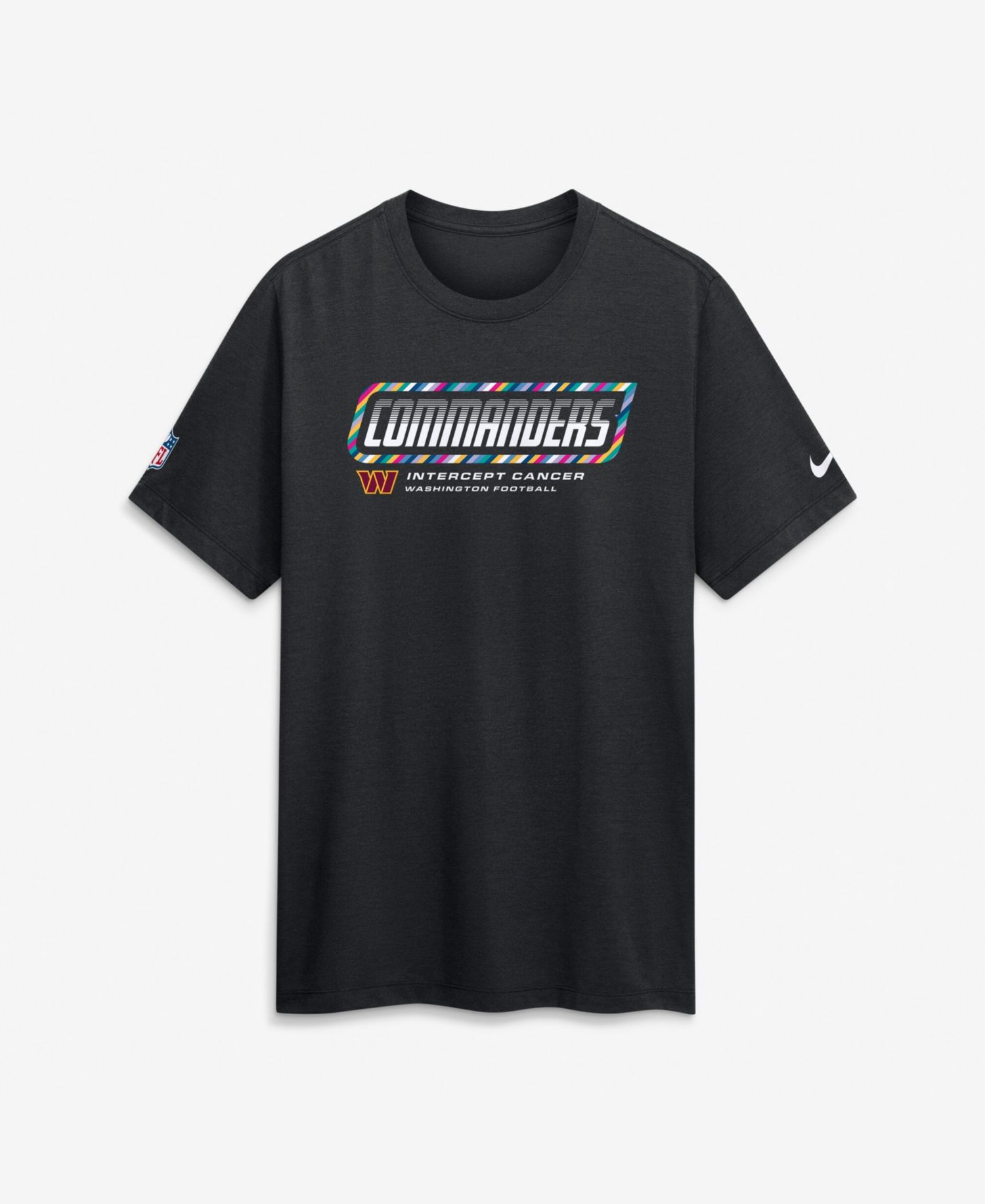 Men's Black Washington Commanders 2026 NFL Cruical Catch Sideline Dri-Fit T-Shirt