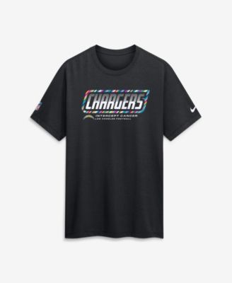 Men's Black Los Angeles Chargers 2026 NFL Cruical Catch Sideline Dri-Fit T-Shirt