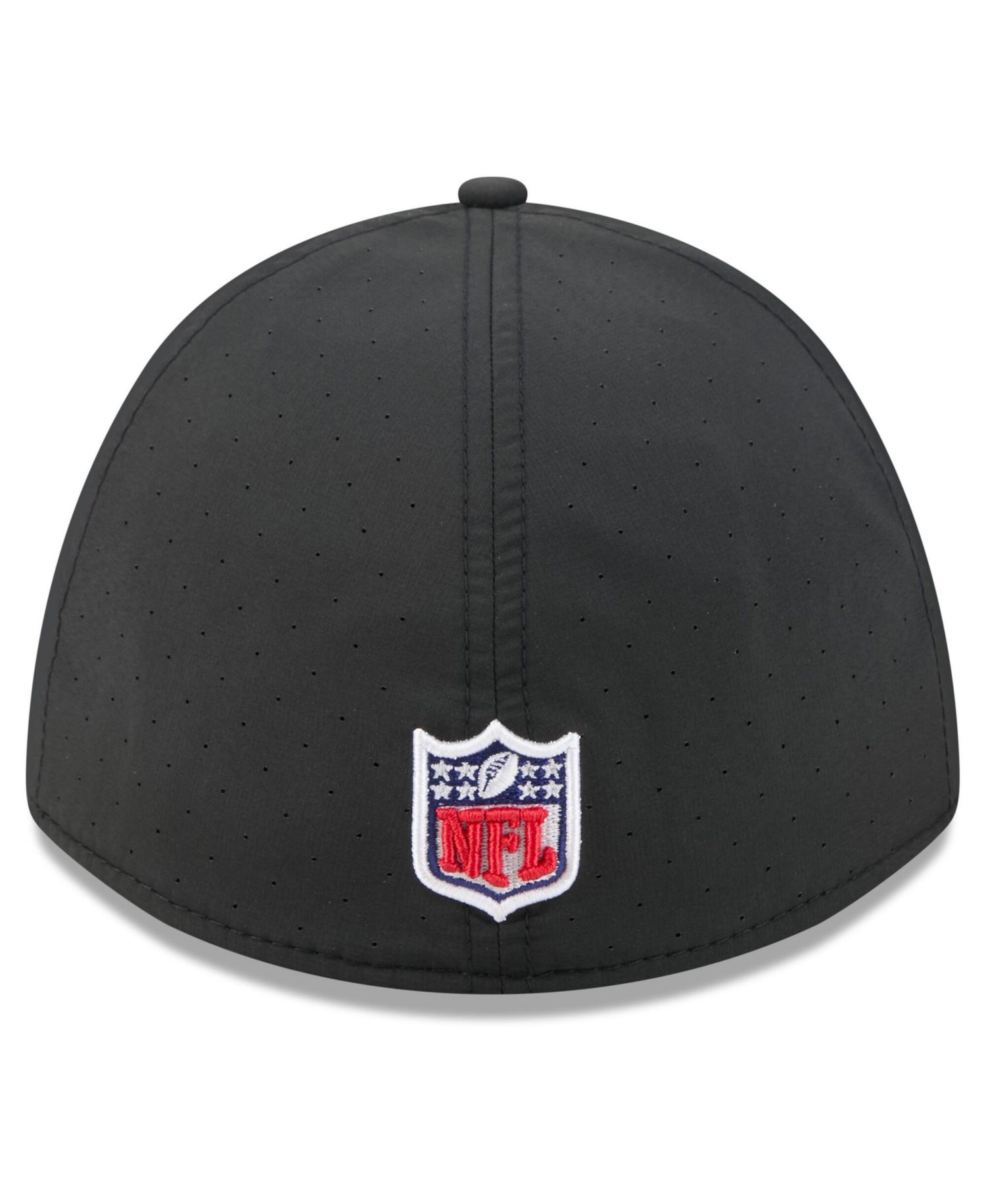 Men's Black Las Vegas Raiders 2026 NFL Cruical Catch 39THIRTY M-Crown Stretch Hat