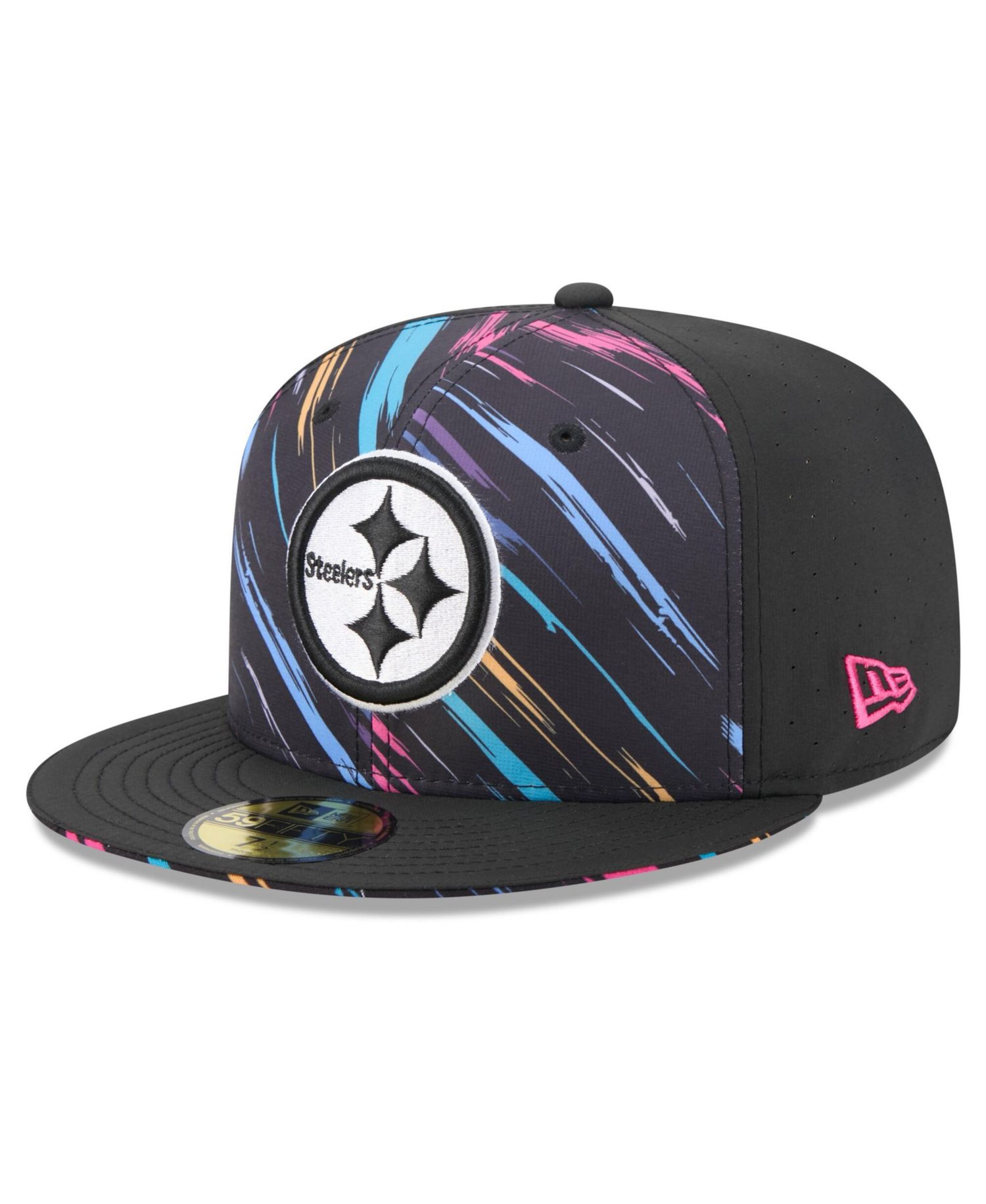 Men's Black Pittsburgh Steelers 2026 NFL Cruical Catch 59FIFTY Fitted Hat