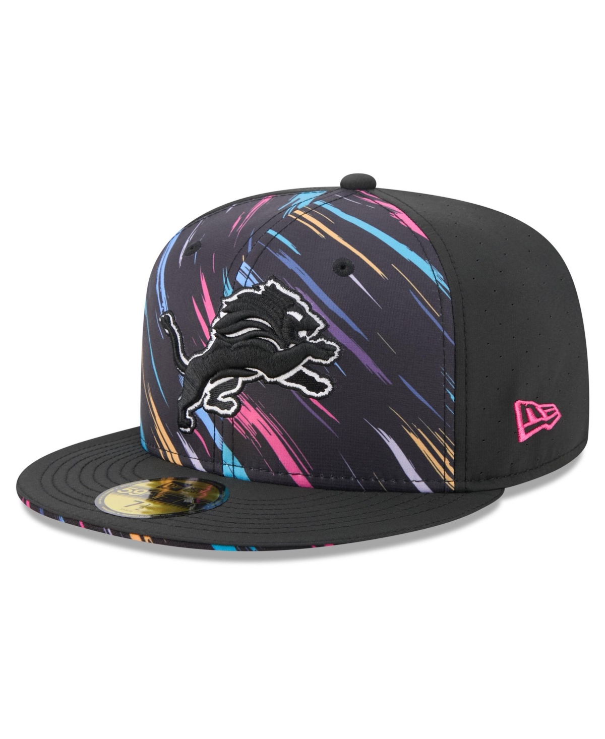 New Era Men's Black Detroit Lions 2026 Nfl Cruical Catch 59FIFTY Fitted Hat