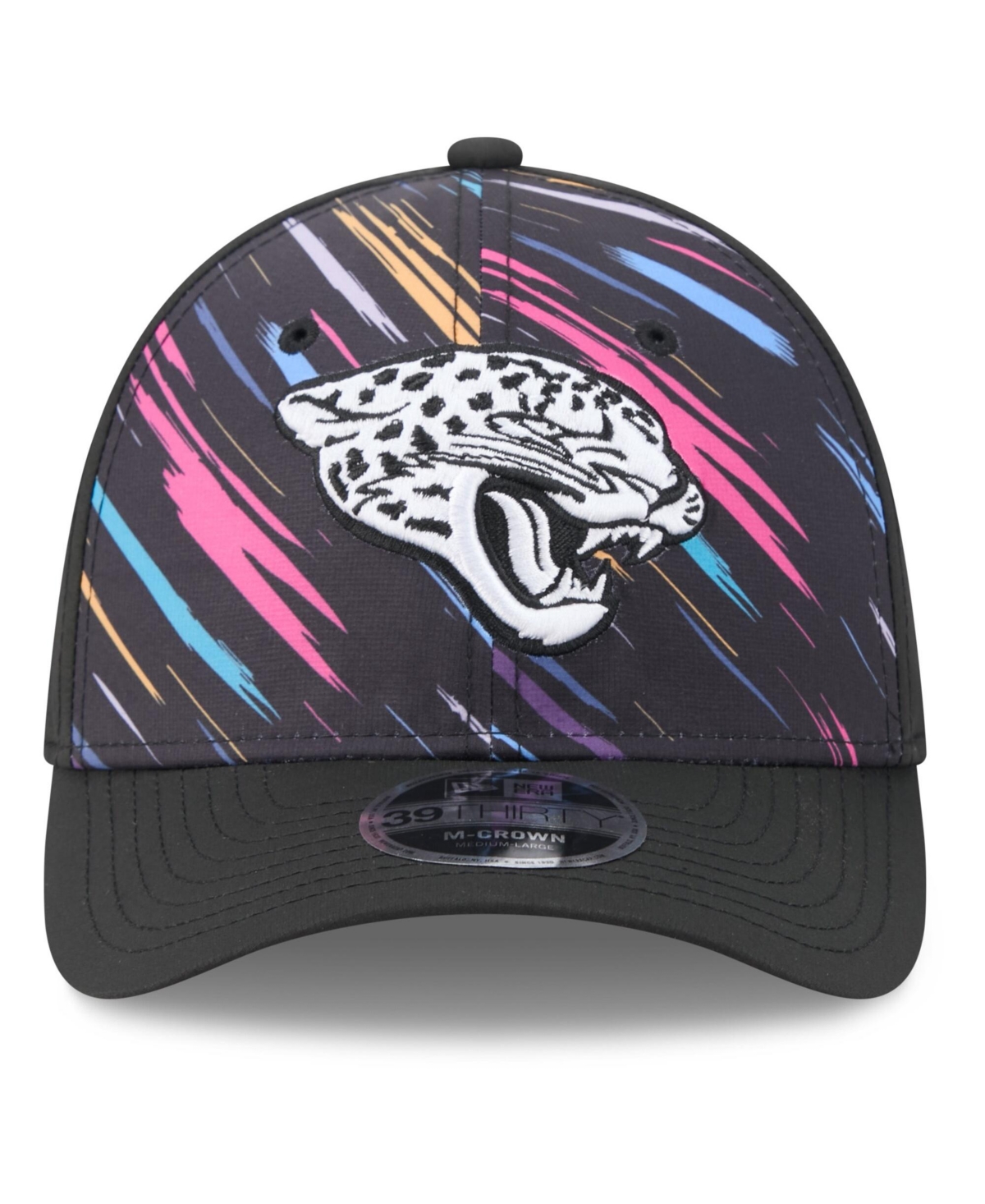 New Era Men's Black Jacksonville Jaguars 2026 Nfl Cruical Catch 39THIRTY M-Crown Stretch Hat