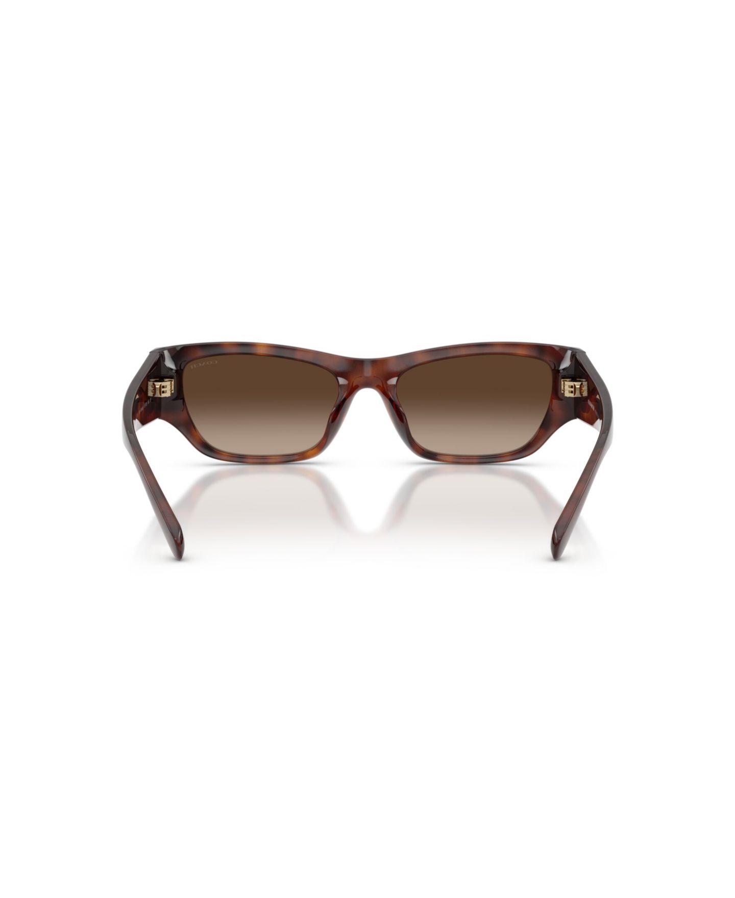 Женские солнцезащитные очки Coach Polarized Cat-Eye Sunglasses HC8470D, цвет: Тёмный черепаховый — фото 4