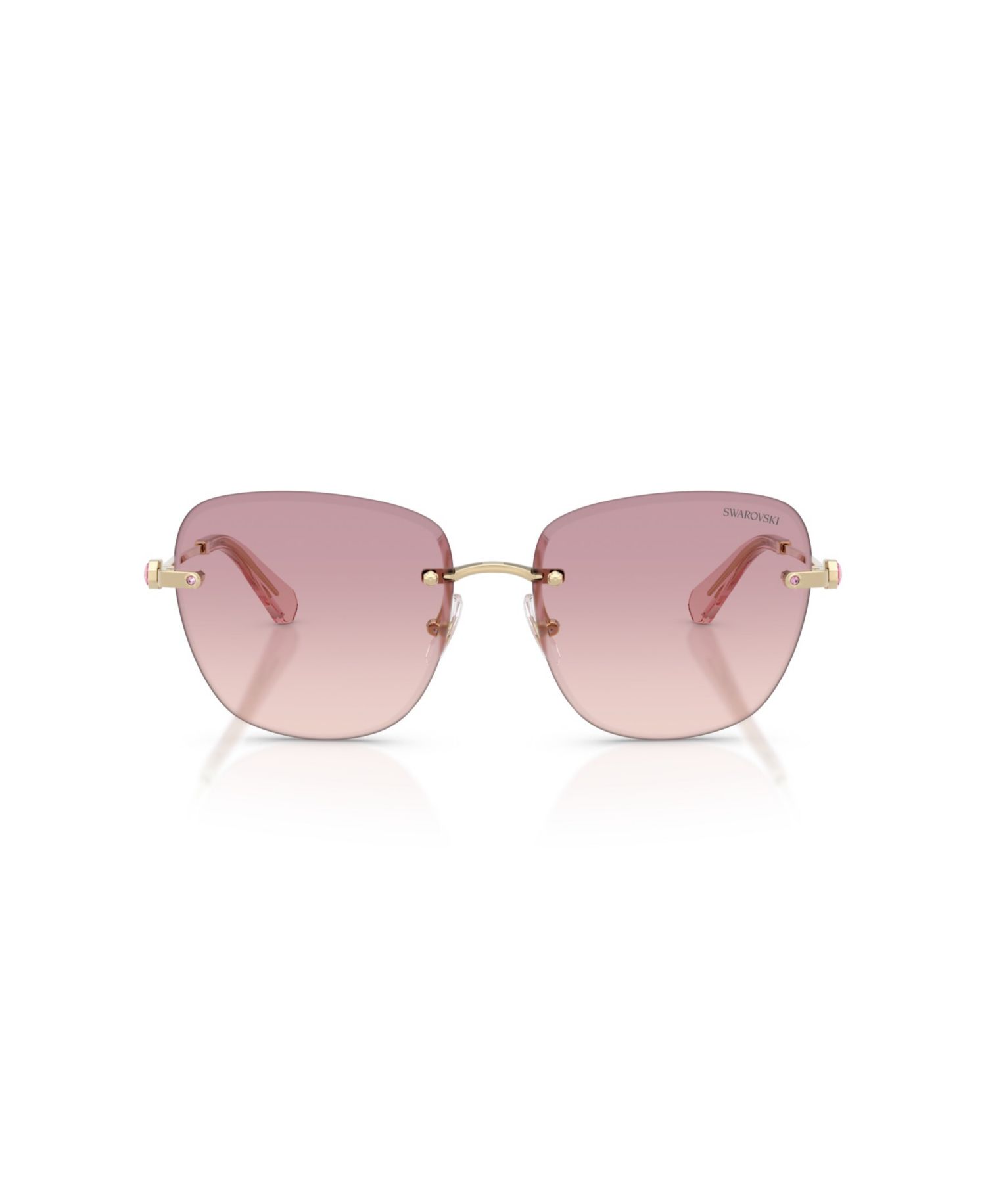 Women's Rimless Square Sunglasses SK7043