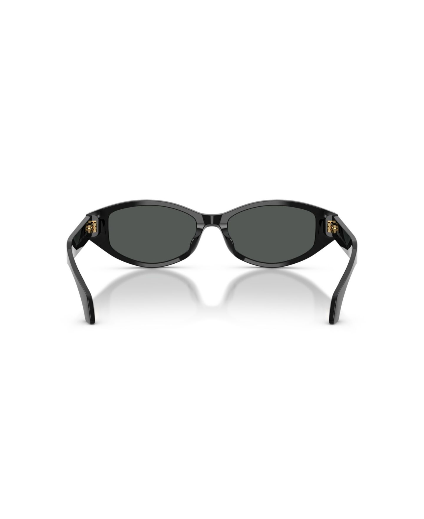 Женские солнцезащитные очки Versace VE4512D «кошачий глаз», ацетат, для низкой переносицы, цвет: Чёрный — фото 4