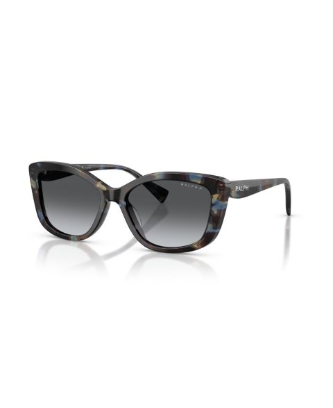 Женские поляризационные солнцезащитные очки Ralph by Ralph Lauren RA5358U «кошачий глаз», цвет: Синий гавана