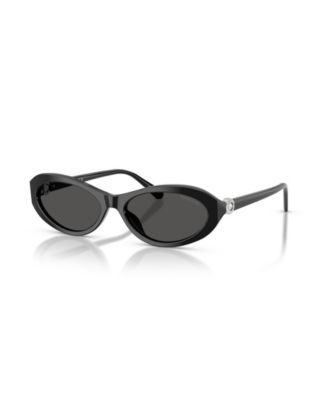 Women's Oval Crystal Sunglasses SK6069U