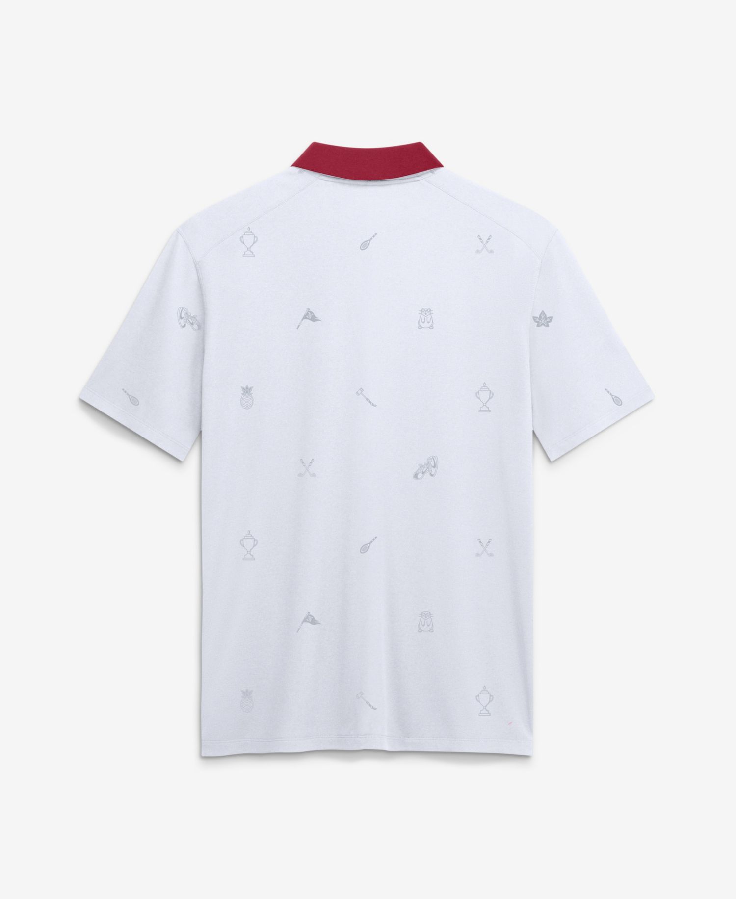 Men's White Alabama Crimson Tide Vapor Pattern Dri-FIT Polo