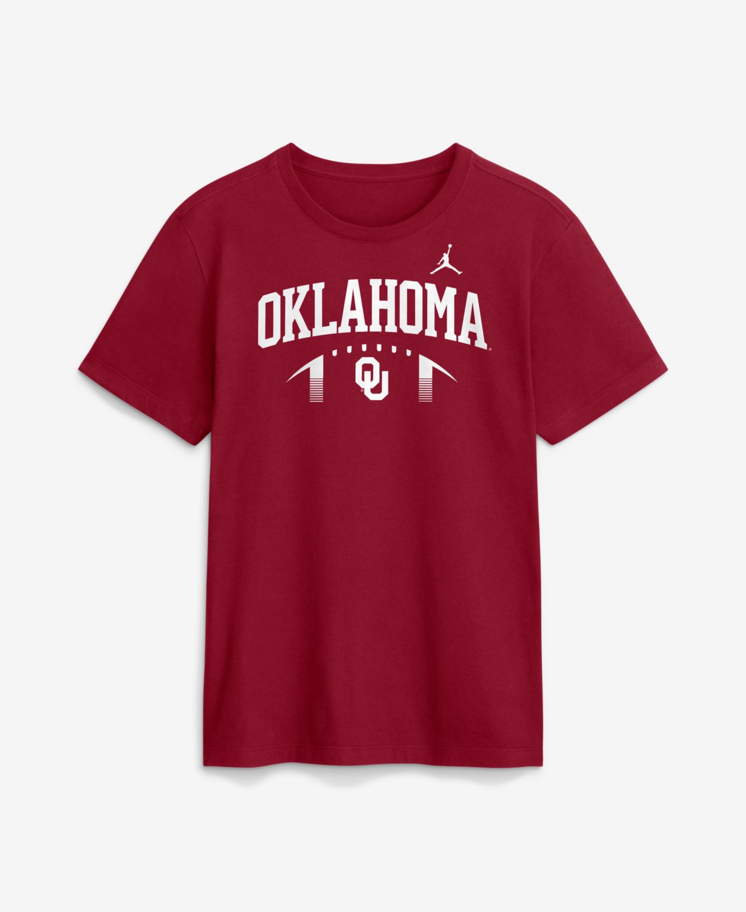 Men's Crimson Oklahoma Sooners Primetime Football Icon T-Shirt