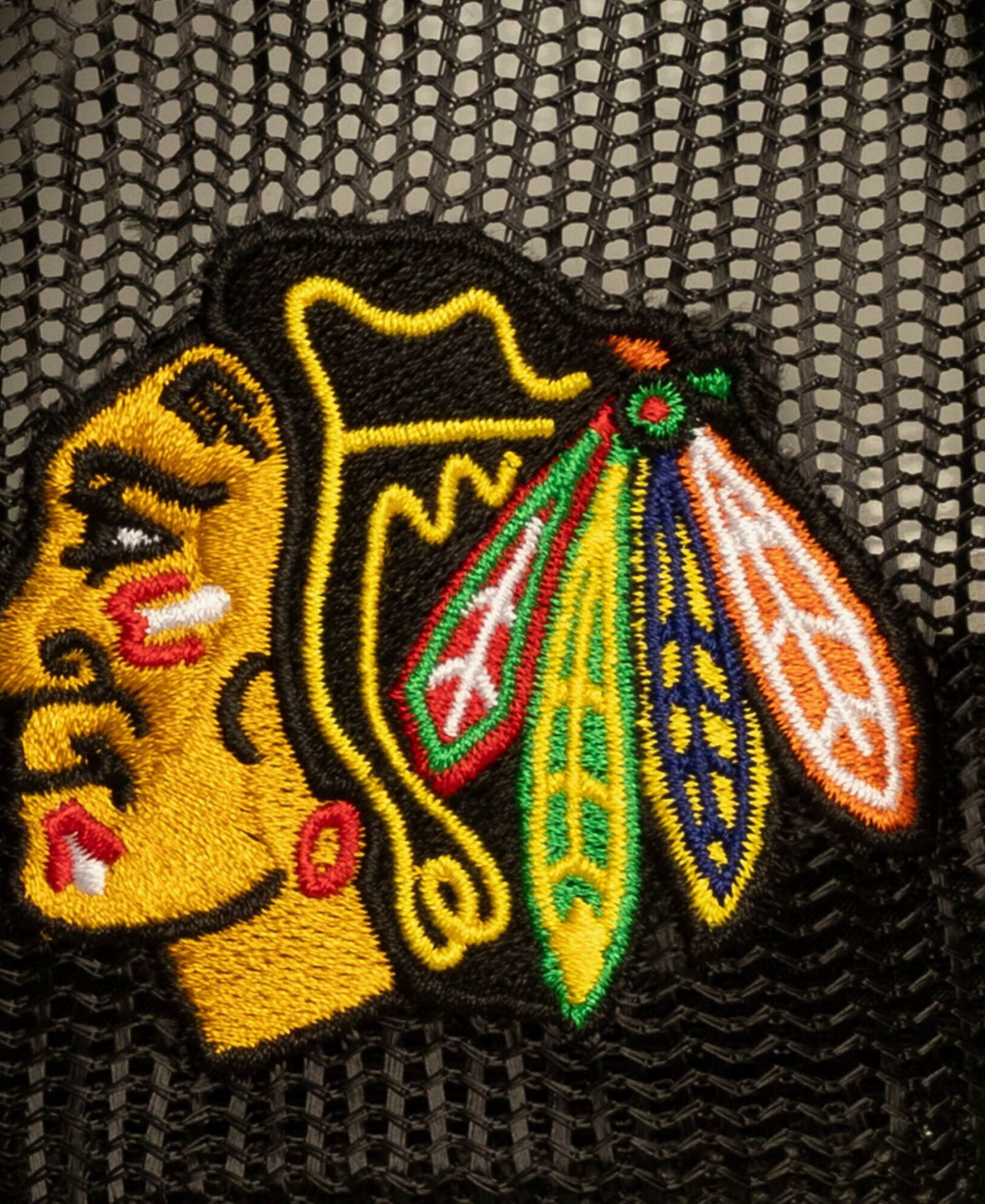 Men's Black Chicago Blackhawks Head Coach Trucker Adjustable Hat