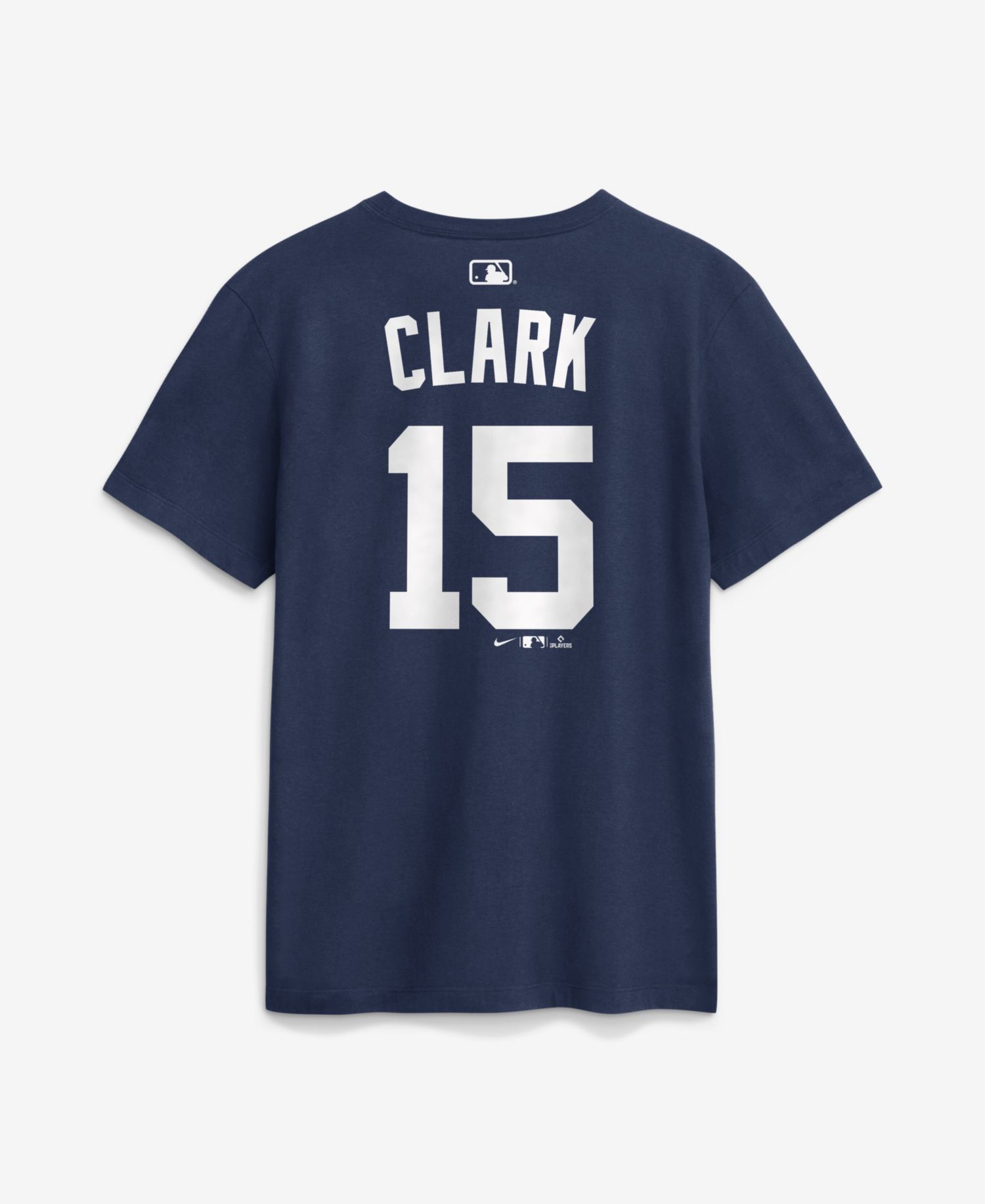 Men's Max Clark Navy Detroit Tigers Name & Number T-Shirt