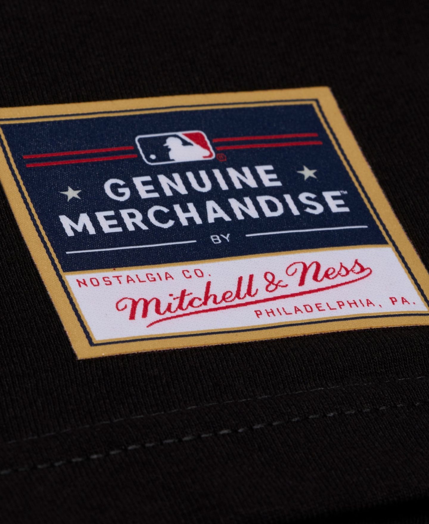 Мужская футболка Mitchell & Ness Black Boston Red Sox Chrome Heritage — фото 3