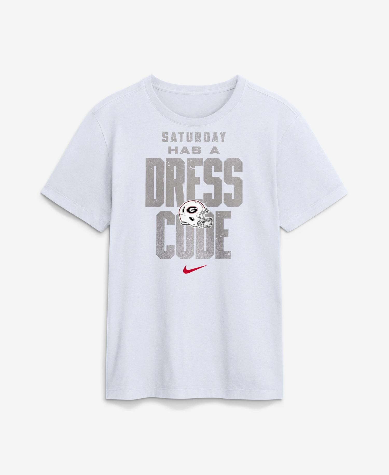 Men's White Georgia Bulldogs Whiteout Dress Code T-Shirt