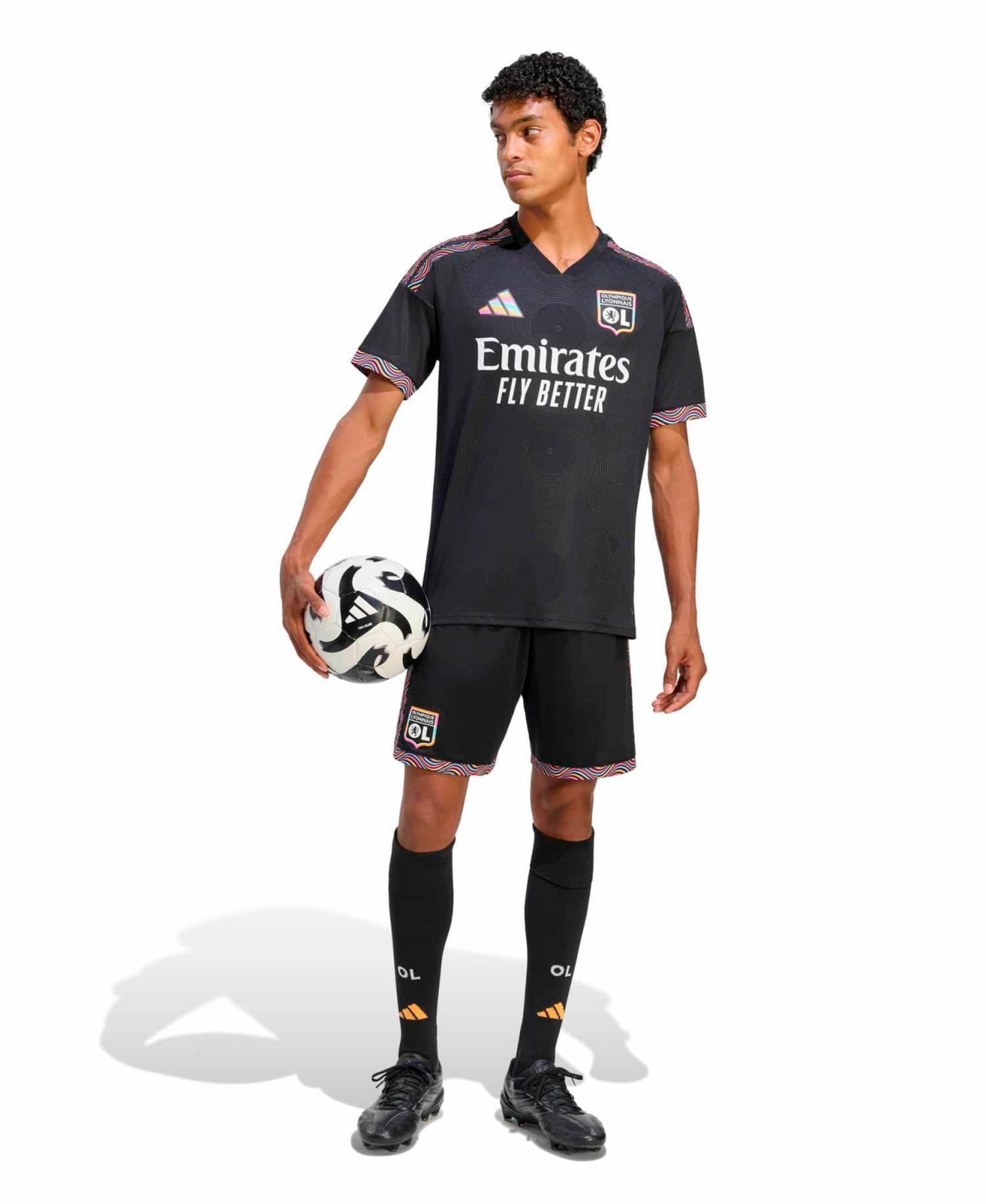 Men's Black Olympique Lyonnais 2026/27 Third Replica Jersey