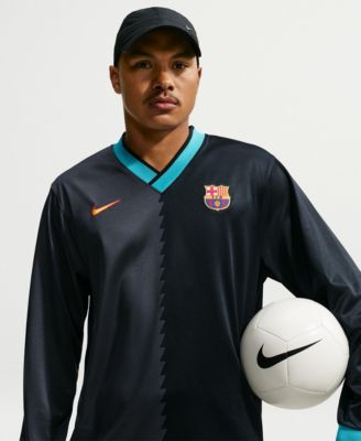 Men's  Black Barcelona 2026/27 Third Energy Dri-FIT Long Sleeve Lifestyle Jersey