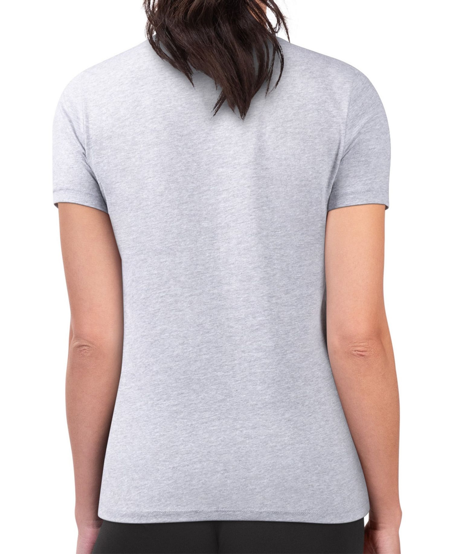 Women's Gray Pittsburgh Steelers Super-Slim Fit Lightweight Shadow Logo T-Shirt