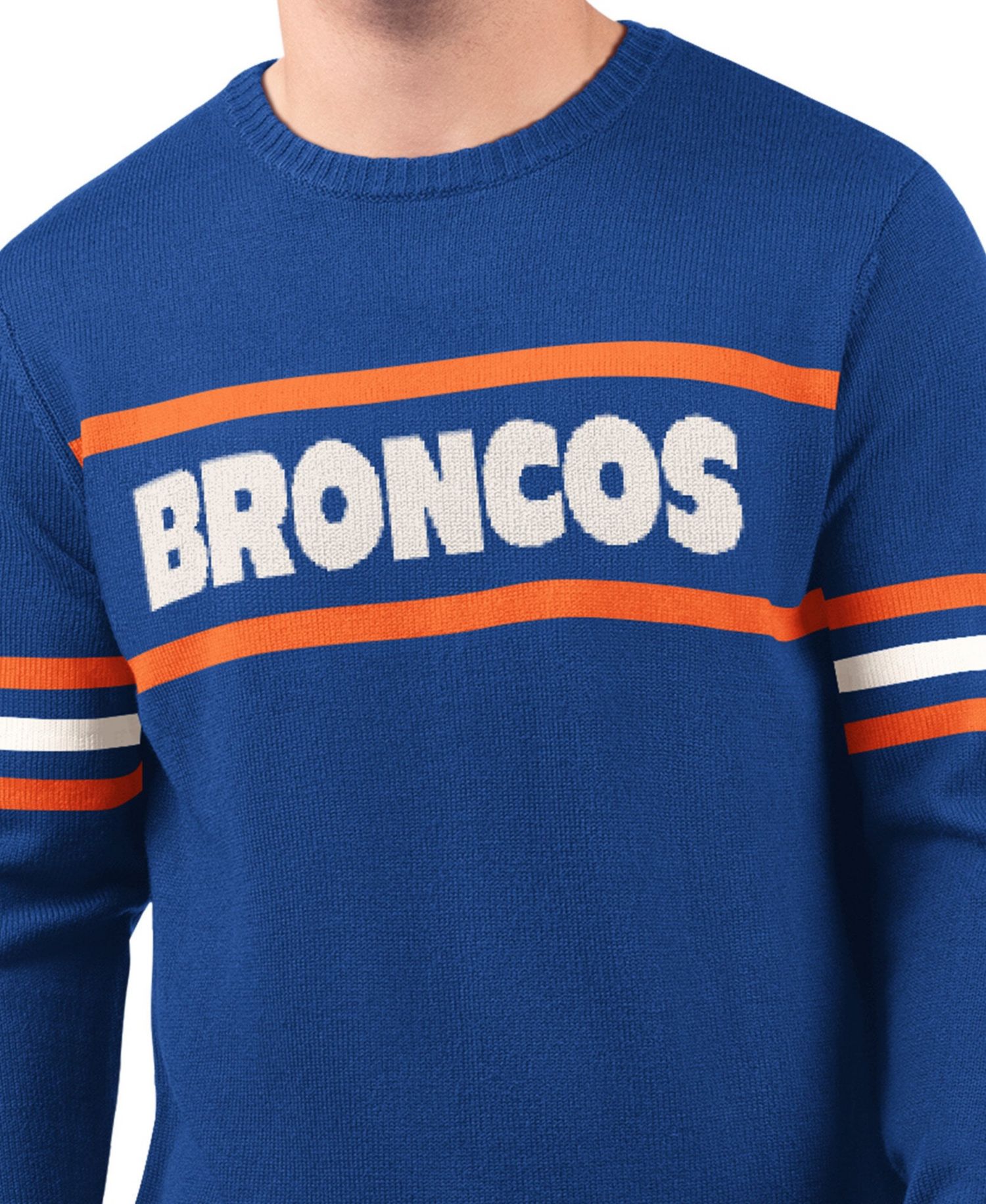 Men's Royal Denver Broncos Player Sweater