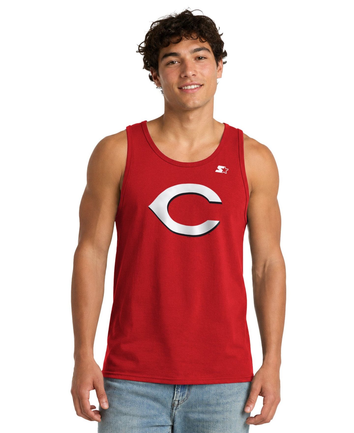 Мужской топ Starter Red Cincinnati Reds — фото 1