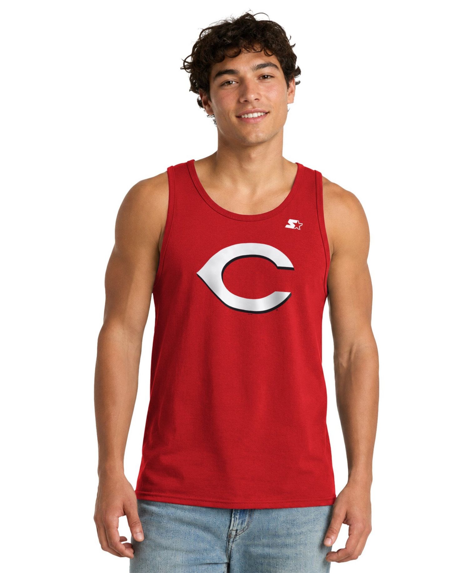 Men's Red Cincinnati Reds Tank Top
