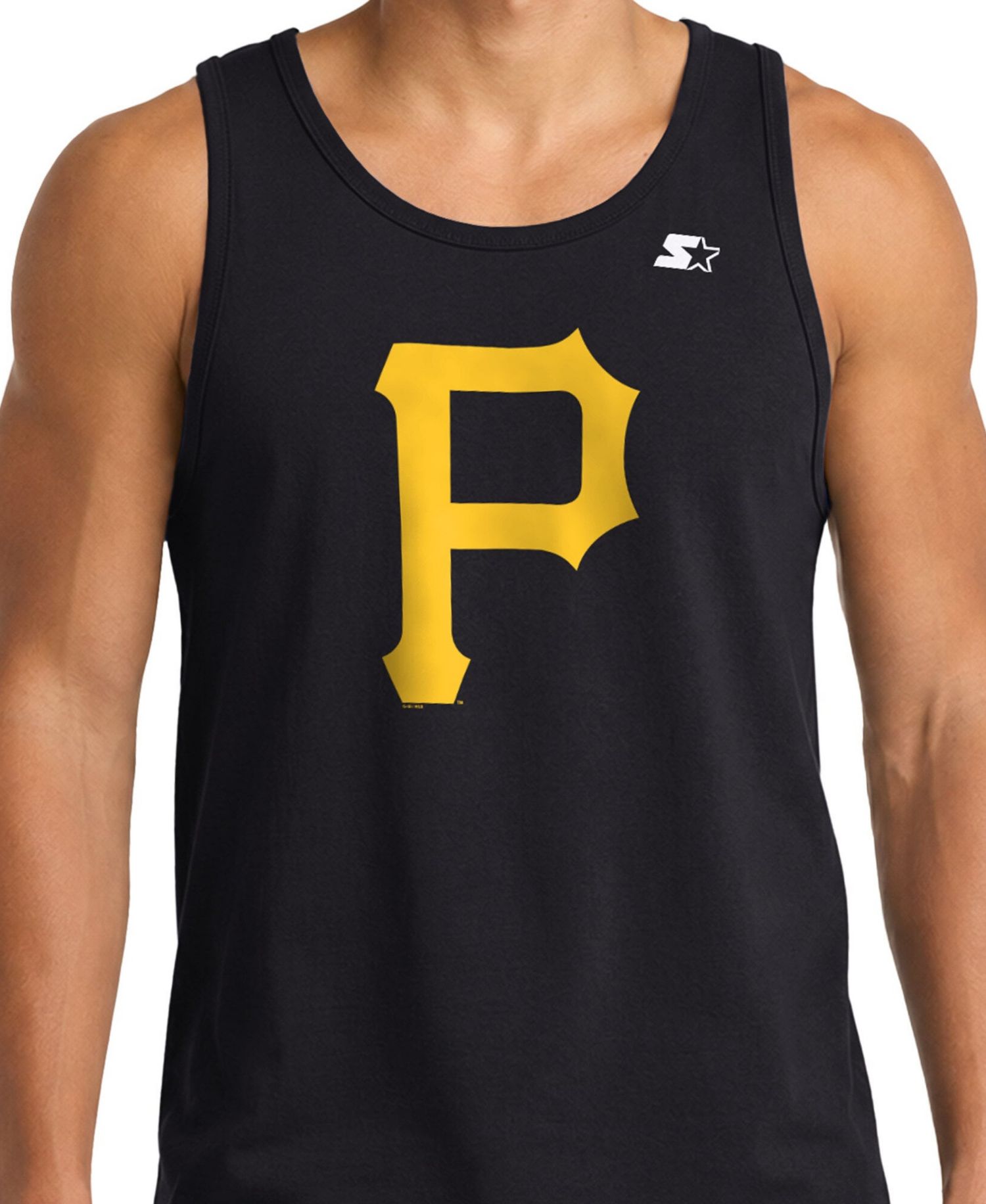 Men's Black Pittsburgh Pirates Tank Top
