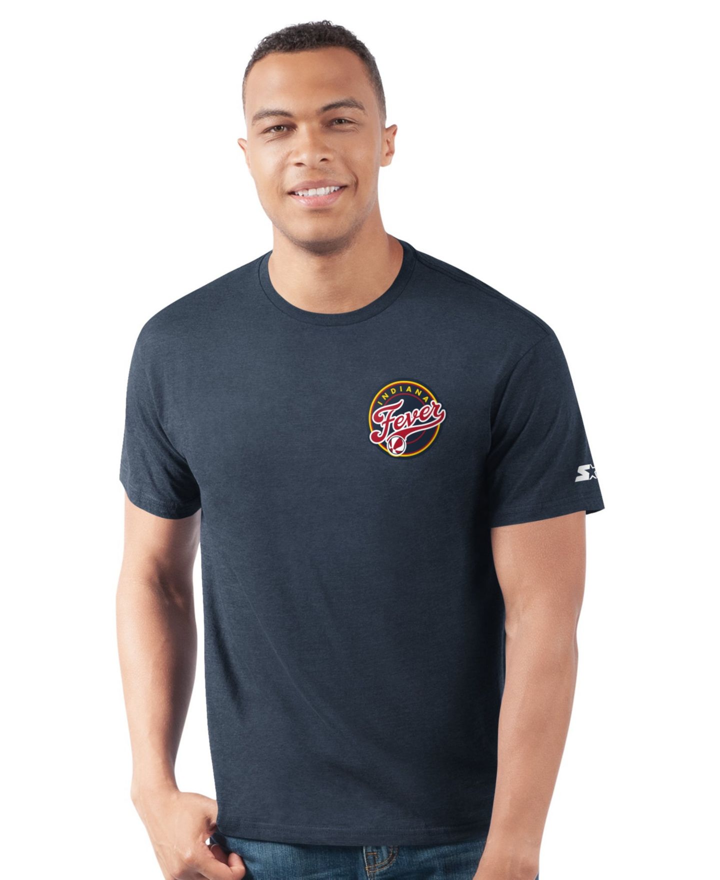 Мужская футболка Starter Navy Indiana Fever WNBA 30th Anniversary Prime Time — фото 1