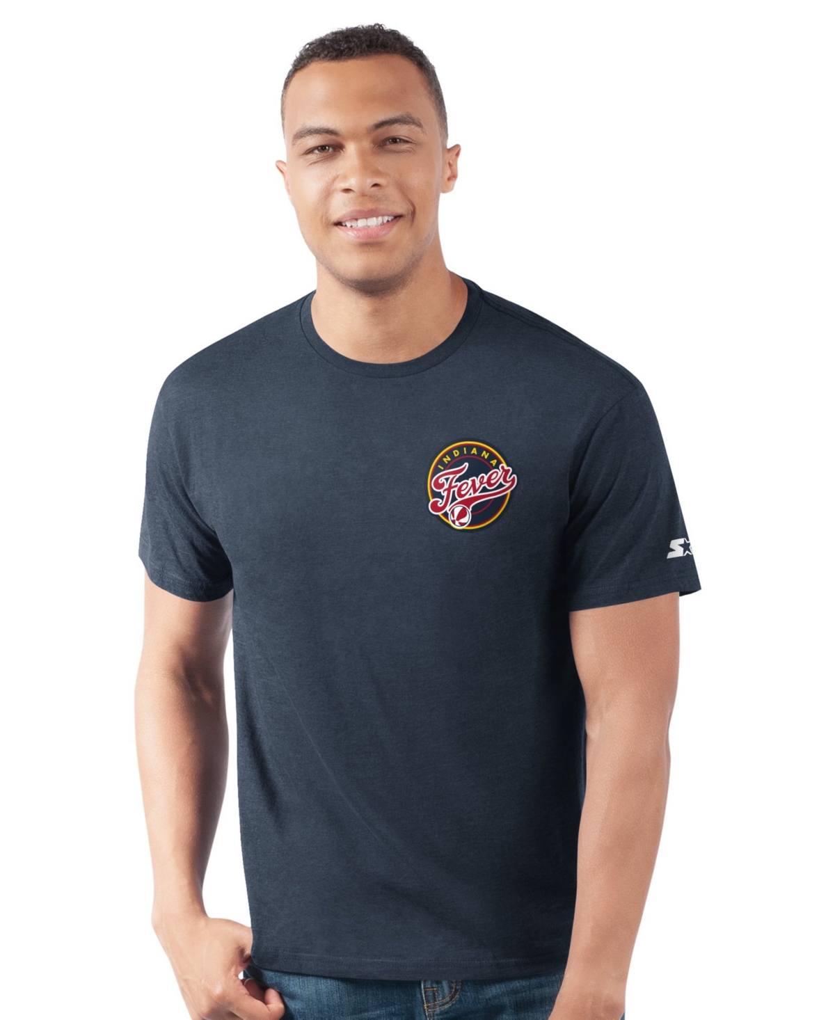Starter Men's Indiana Fever 30th Anniversary Prime Time T-Shirt - Navy