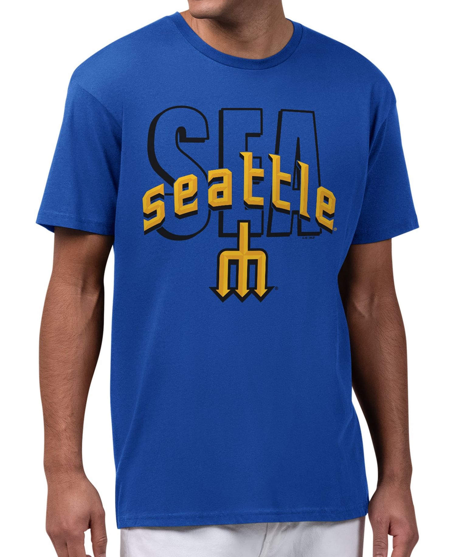 Men's Royal Seattle Mariners City Connect Abbreviation T-Shirt