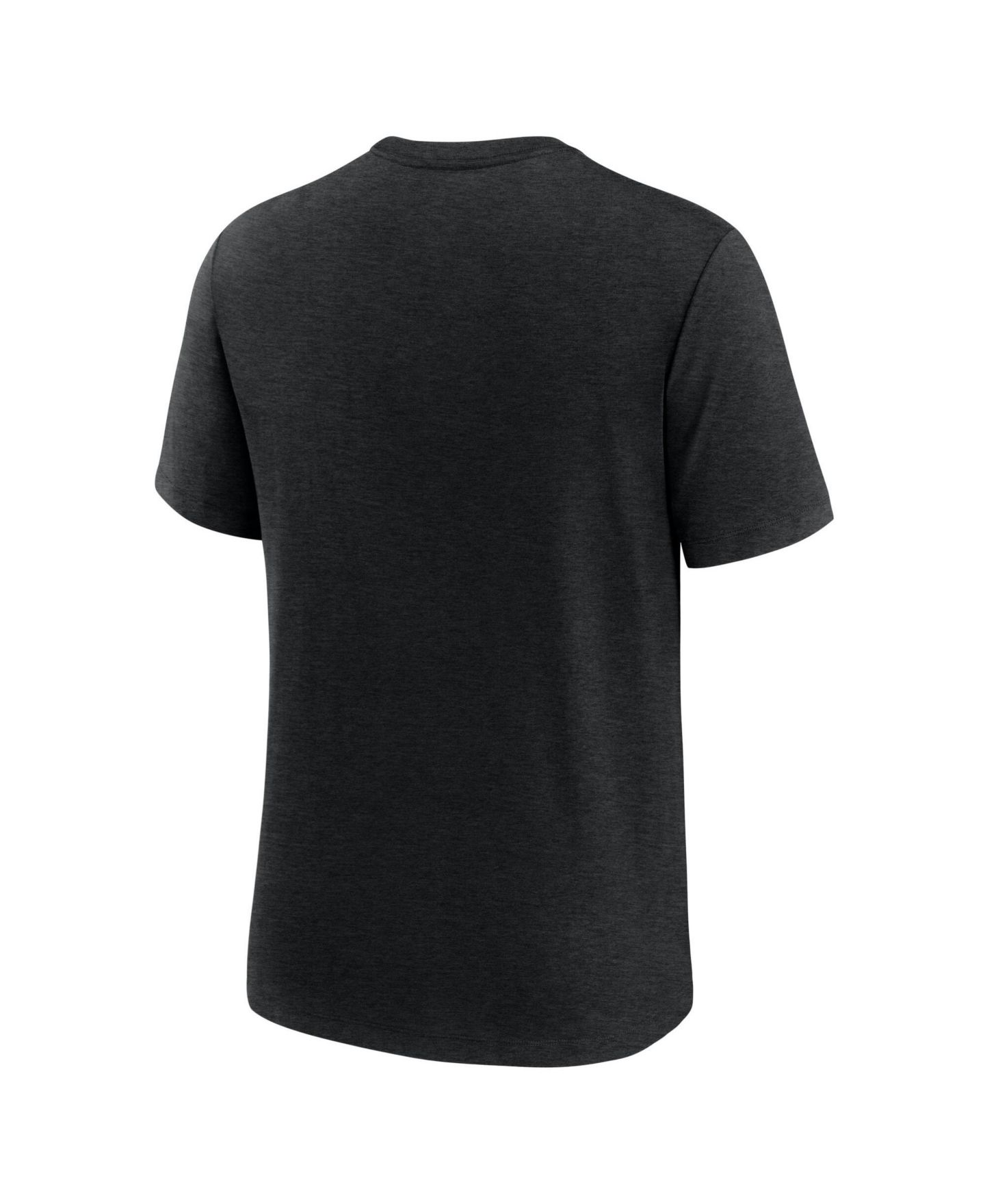 Мужская футболка Nike Heather Black LSU Tigers Blitz Legacy Primary Tri-Blend — фото 3