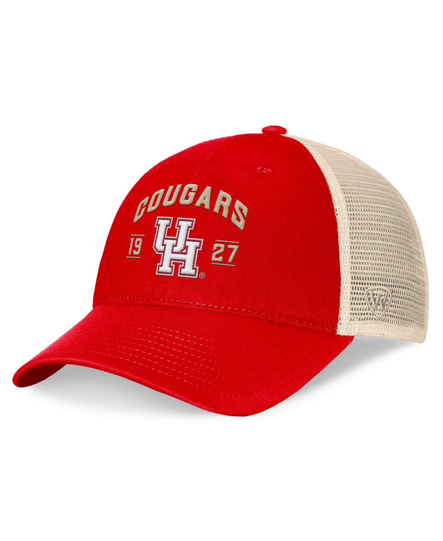 Men's Red Houston Cougars Heritage Waylon Trucker Adjustable Hat