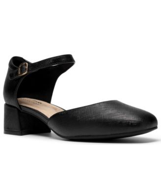 Women's Iridessa Block Heel Ankle Strap Pumps