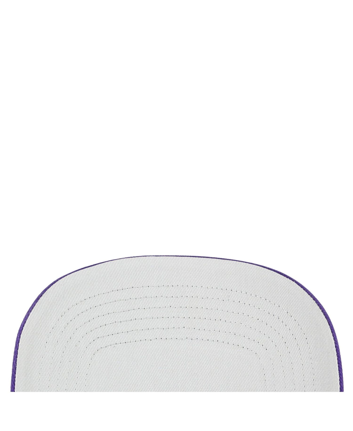Men's '47 Purple Los Angeles Lakers Emmett Heavy Twill Trucker Hitch Adjustable Hat