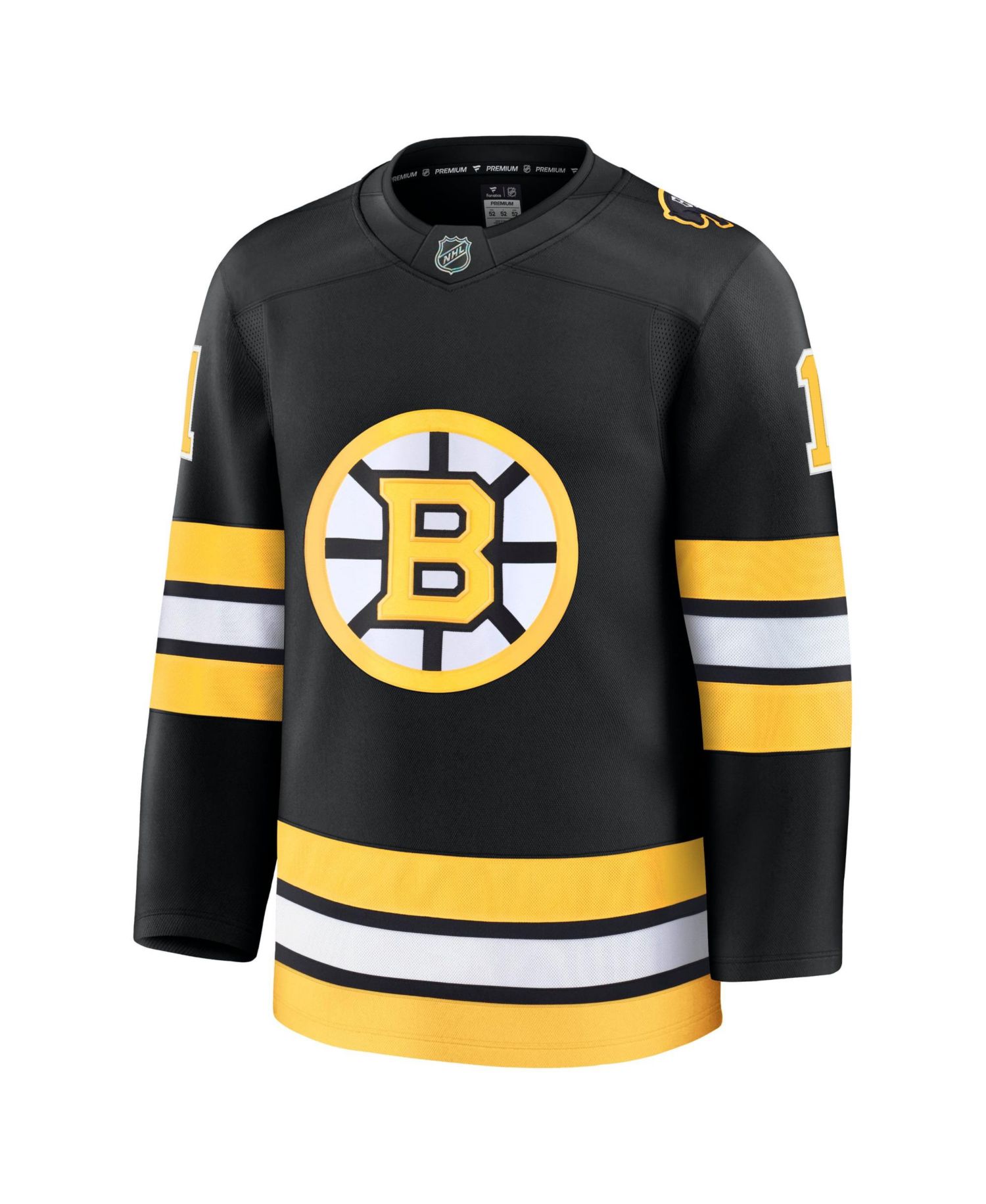 Men's Jeremy Swayman Black Boston Bruins Home Premium Jersey