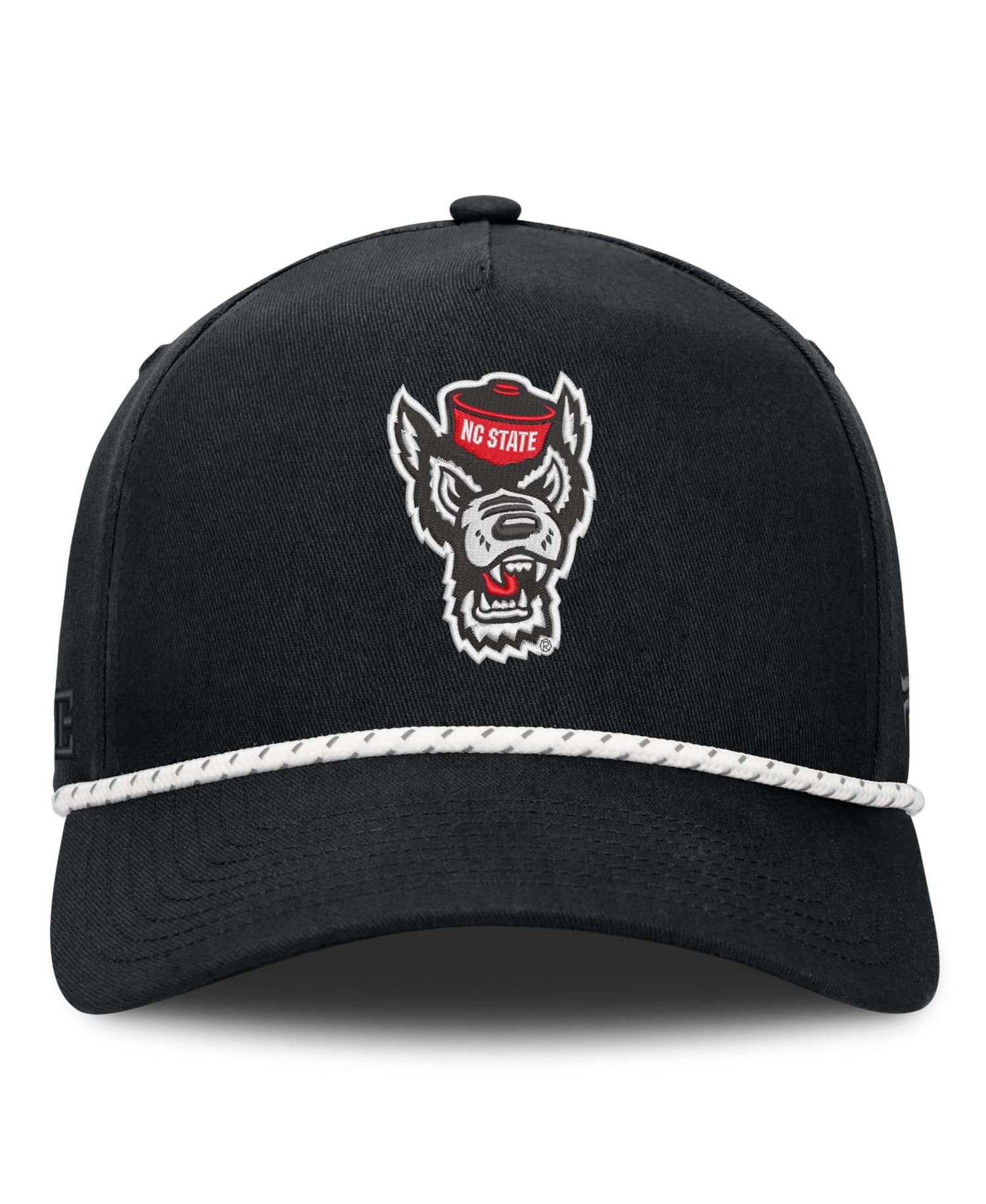 Men's Black NC State Wolfpack Undertone Rope Adjustable Hat