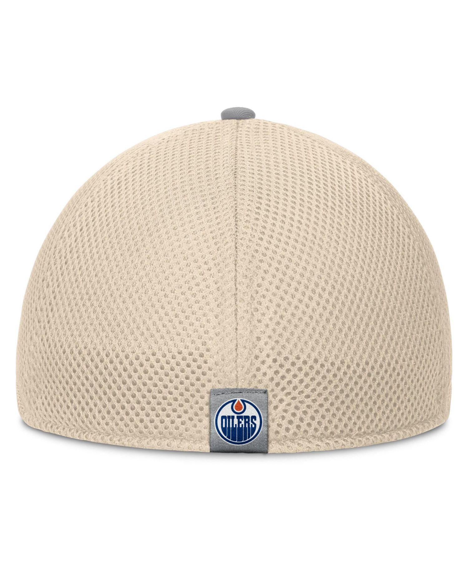 Men's Tan Edmonton Oilers Fundamentals Span Flex Hat