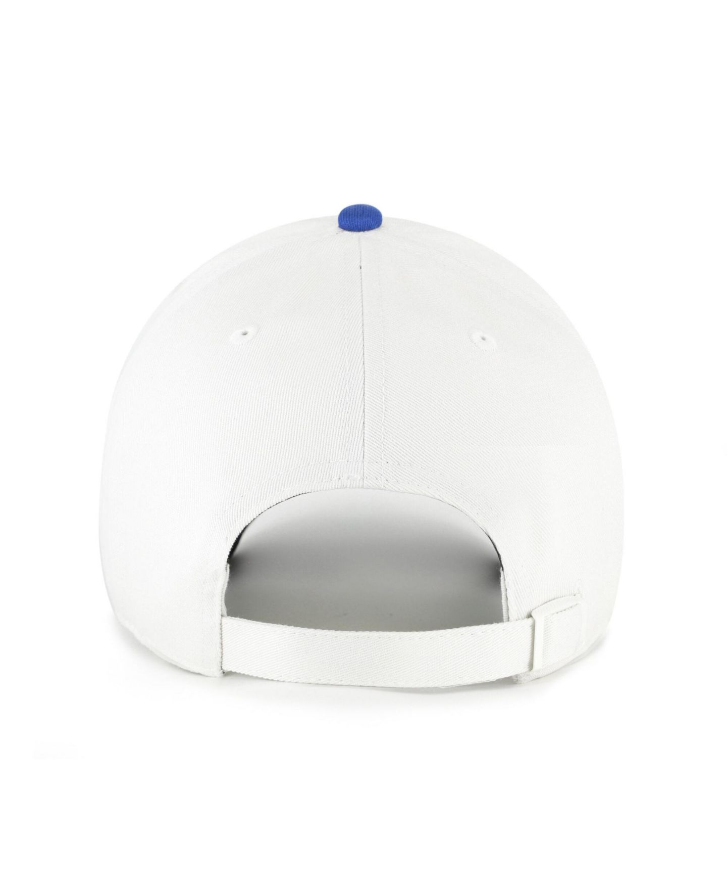 Мужская кепка '47 Brand White/Royal Kentucky Wildcats Contemporary Basics Two Tone Clean Up Adjustable Hat — фото 3