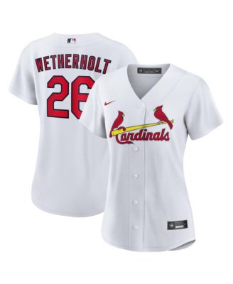 Women's JJ Wetherholt White St. Louis Cardinals Home Replica Jersey