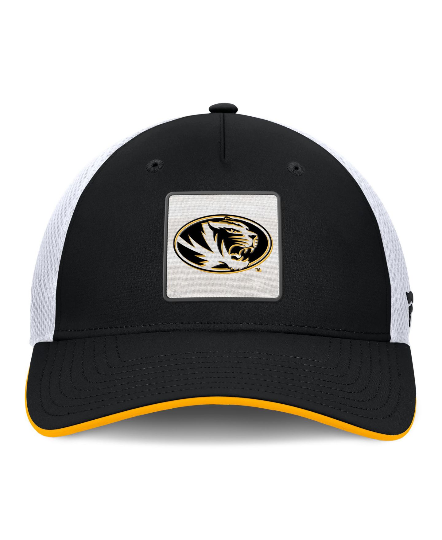 Мужская кепка Fanatics Black Missouri Tigers 5-Panel Matter Flex Hat — фото 2