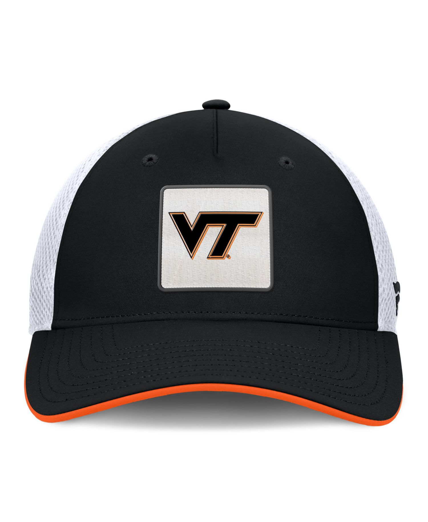 Men's Black Virginia Tech Hokies 5-Panel Matter Flex Hat