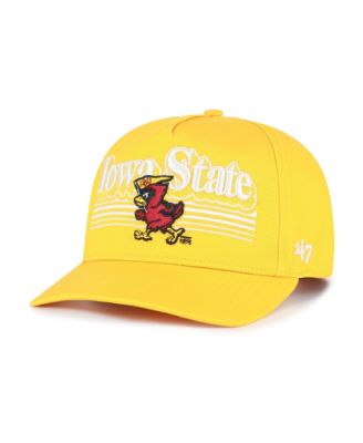 Men's '47  Gold Iowa State Cyclones Script Fade Hitch Adjustable Hat