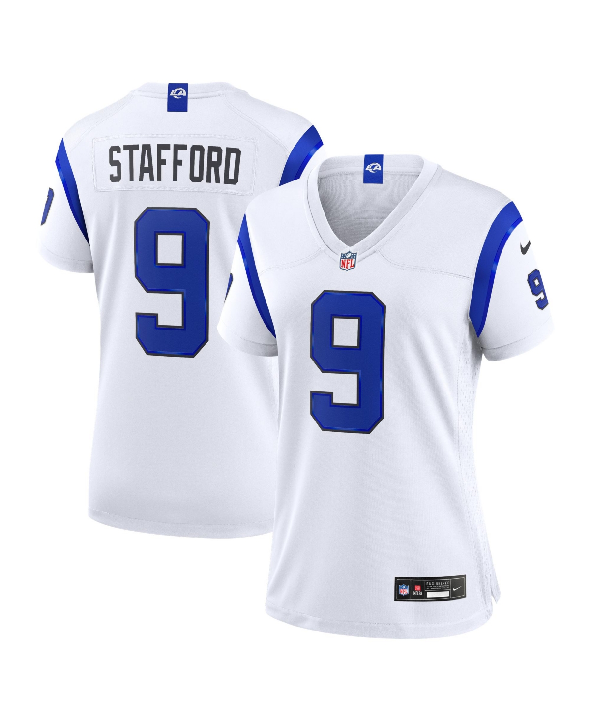 Nike Women's Matthew Stafford Los Angeles Rams V-Neck Game Jersey