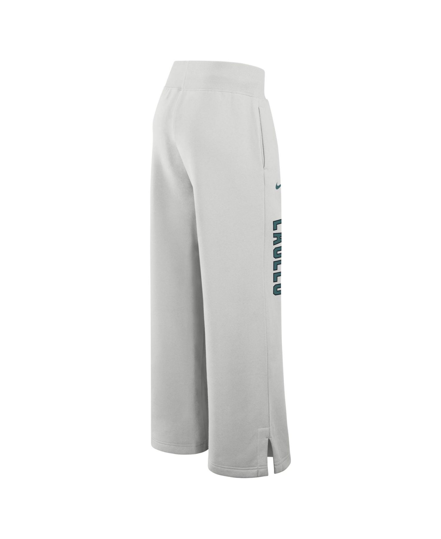Women's Gray Philadelphia Eagles Primetime Phoenix Fleece Wide-Leg Sweatpants