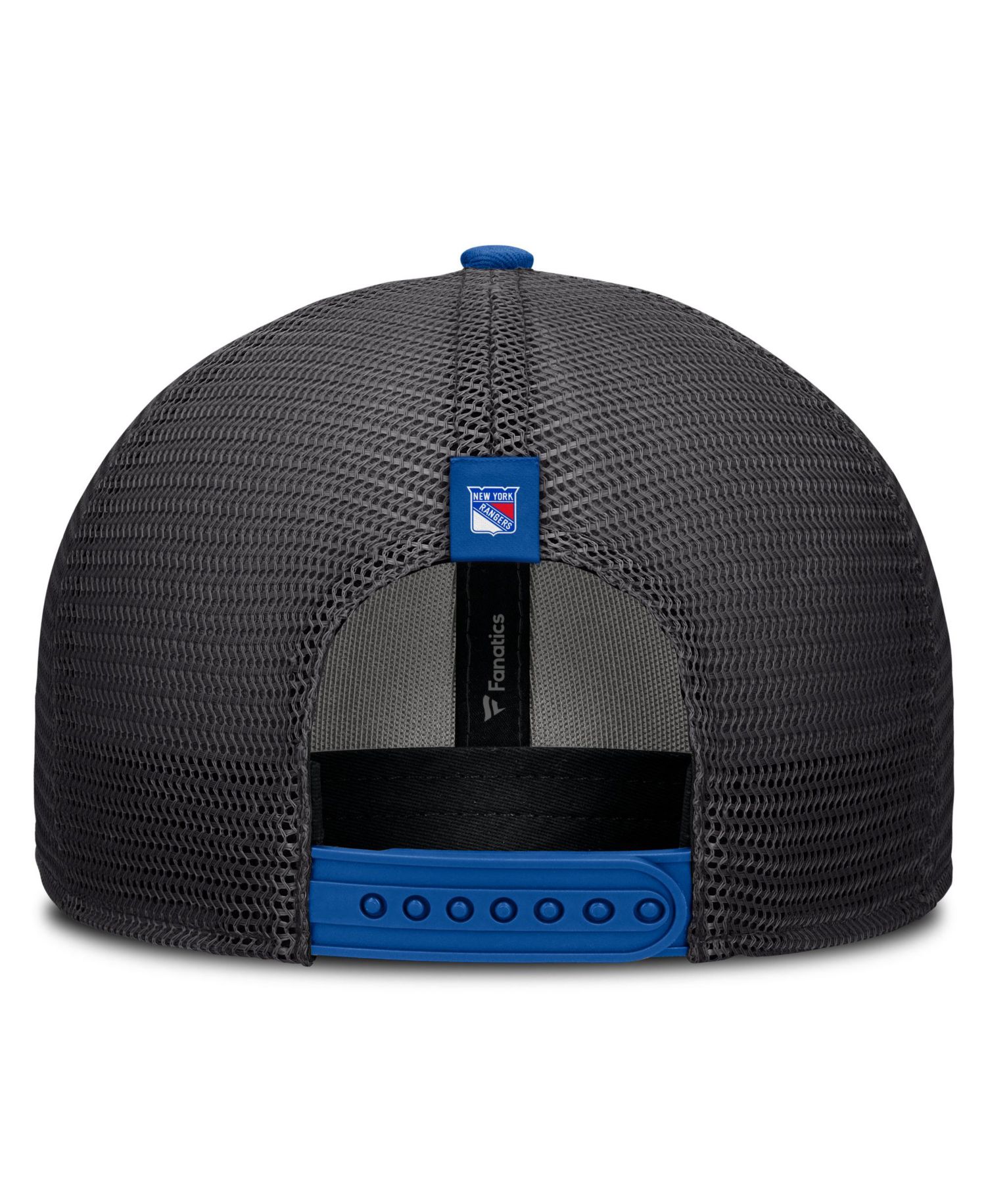 Men's Black New York Rangers Fundamental Limits Trucker Adjustable Hat