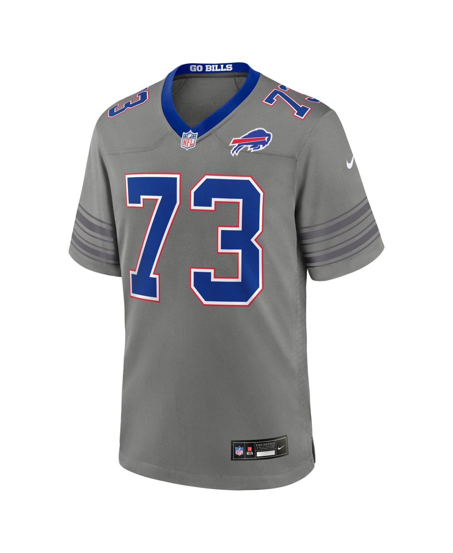 Men's Dion Dawkins Gray Buffalo Bills Nickel City Game Jersey