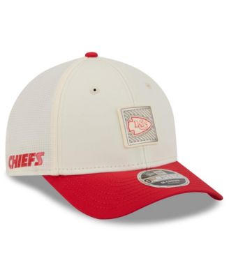 Big Boys and Girls Cream/Red Kansas City Chiefs 2026 Training Camp 9FORTY M-Crown Adjustable Hat