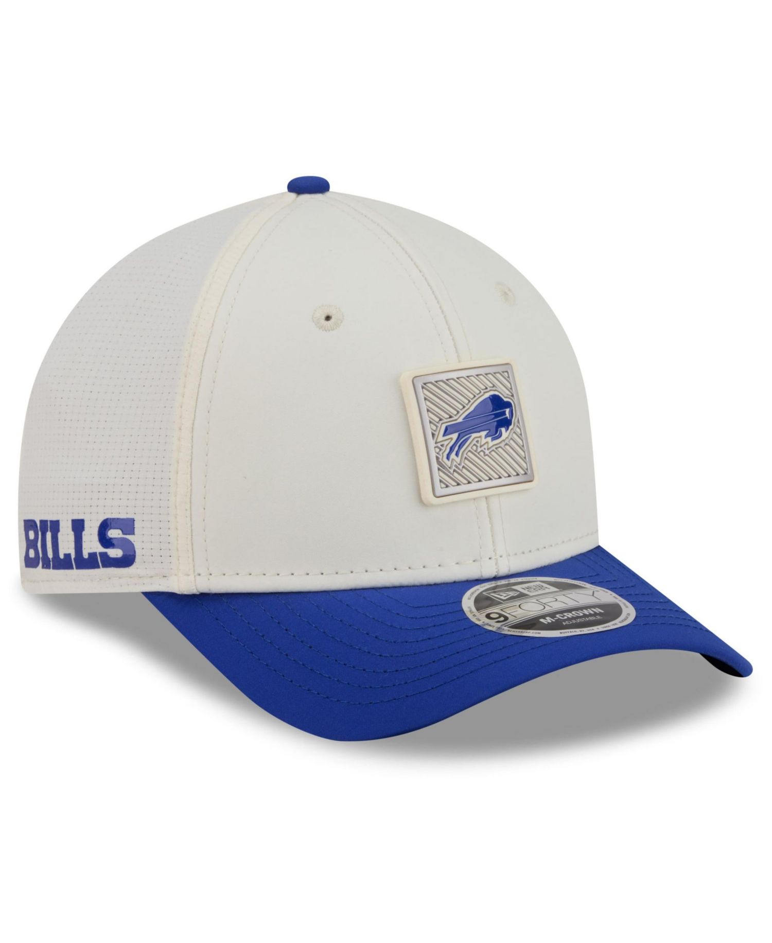 Big Boys and Girls Cream/Royal Buffalo Bills 2026 Training Camp 9FORTY M-Crown Adjustable Hat