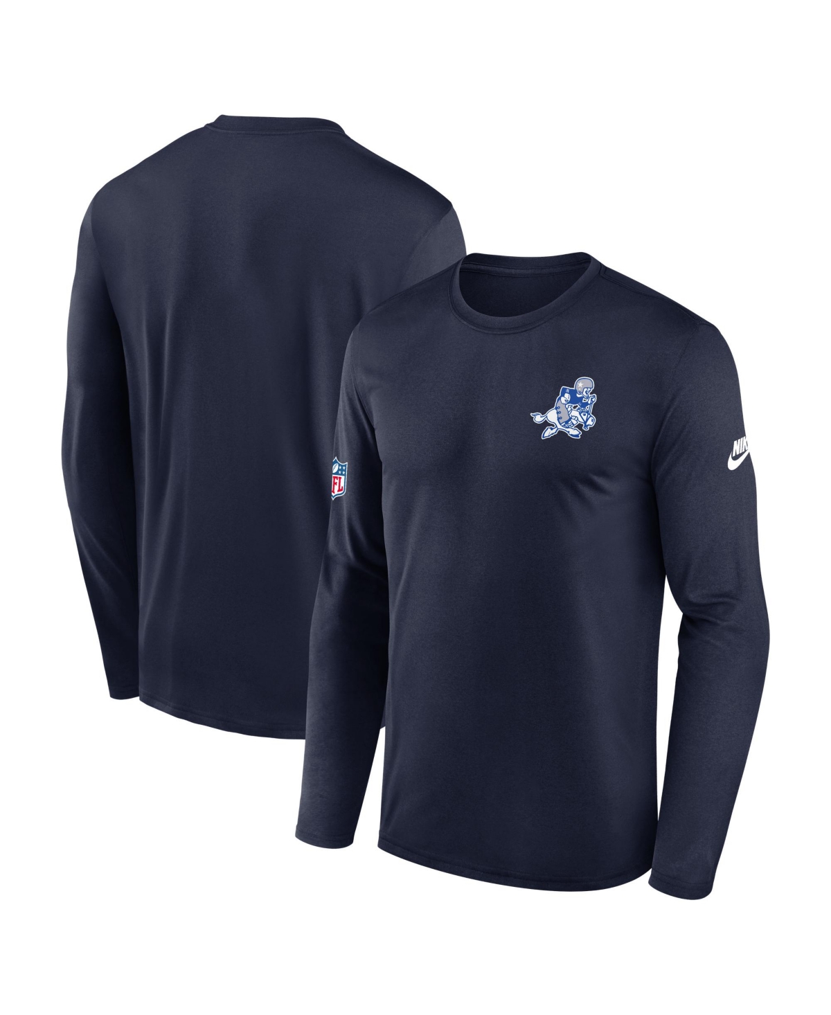 Nike Men's Dallas Cowboys Legend Small Logo Dri-fit Long Sleeve T-Shirt
